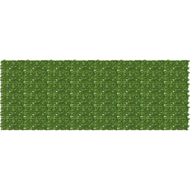 vidaXL Balkonsichtschutz mit Blättern Grün und Gelb 400 x 150 cm 42040649 – Bild 1
