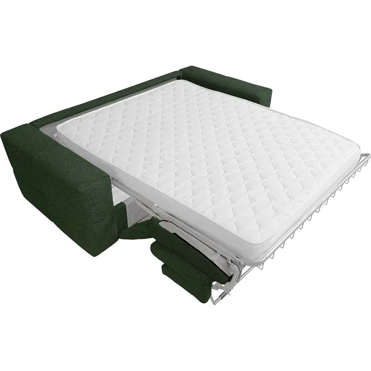 Vente-unique - ISSORO Sofa Stoff Grün - B 105 cm x H 90 cm x L 235 cm – Bild 4