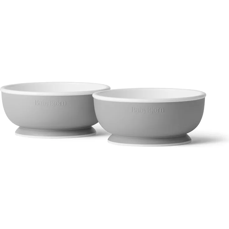 BabyBjörn Baby Schüssel Duopack - Grau Grau