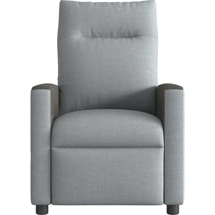 vidaXL Massagesessel Hellgrau Stoff 4104832 – Bild 2