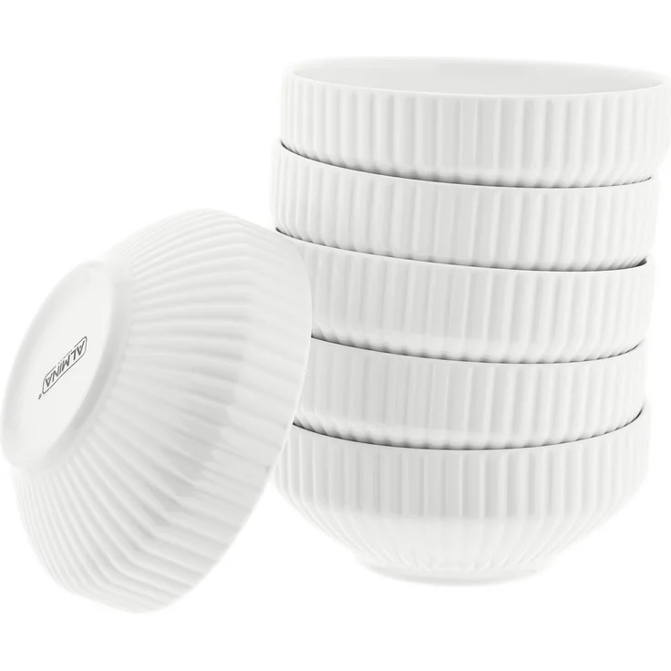 Borneo 6er Set Snackschalen aus hochwertigem Porzellan - 11 x 5 cm – Bild 3