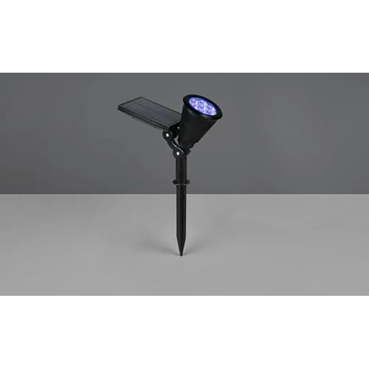 Schwenkbarer Solar Deko Gartenstrahler FESTIVAL mit RGB Farbwechsel, H: 36cm – Bild 4
