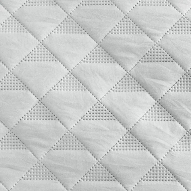 Tagesdecke Decke mit Rüschen Romantische Decke VANESA silber 170X210 cm – Bild 3
