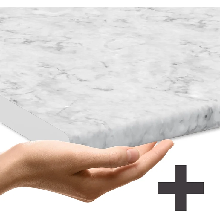 Küchenunterschrank Fame-Line Dunkelgrau 80 cm , AP Marmor Vicco – Bild 2