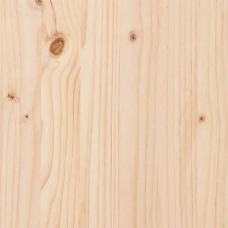 vidaXL Kopfteil mit Stauraum 135 cm Massivholz Kiefer Braun – Bild 9