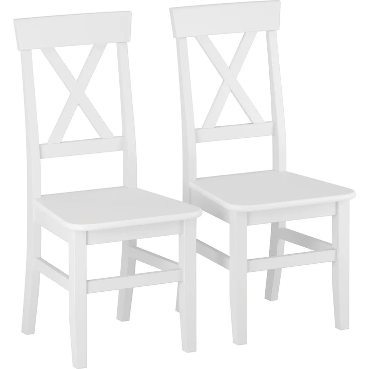 Küchenstuhl Doppelpack Massivholzstuhl Esszimmerstuhl Kiefer 2 Stühle 90.71-23-DW – Bild 1