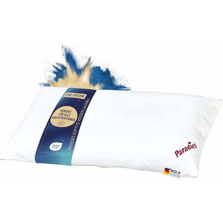 Paradies Softy extra Kopfkissen Kissen Faserkissen Nackenkissen 40x80