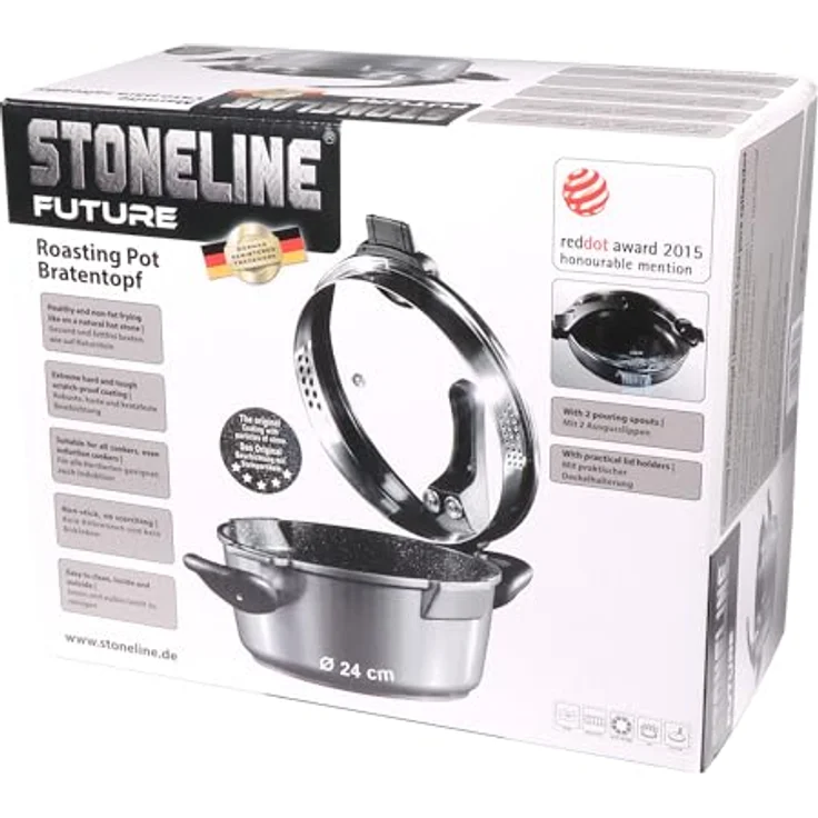 STONELINE Kochtopf, Aluminiumguss (Set, 2-tlg, 1x Topf, 1x Deckel) – Bild 10