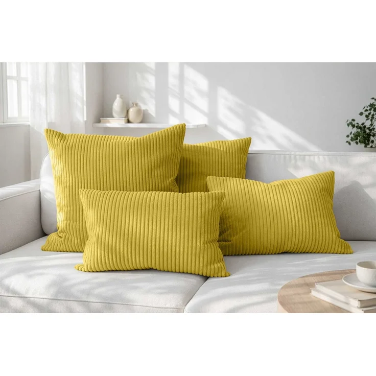Amilian Dekokissen 4er Set mit Füllung - weiche Sofakissen - 2x 40x40 cm + 2x 35x45 cm, (4 Stück) Kuschelkissen - Couchkissen mit Kissenfüllung - Zierkissen – Bild 5