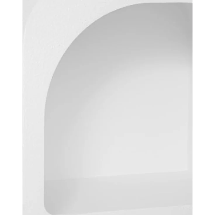 Atmosphera Createur d´interieur Wandregal Soleya, weiß, MDF, 30x55x40 cm, kompakt und montiert, für Wohnzimmer – Bild 2