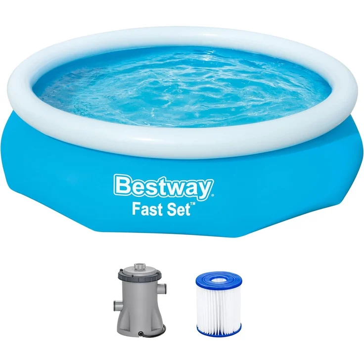 Bestway Swimmingpool-Set Fast Set 305x76 cm 57270 91641 – Bild 1