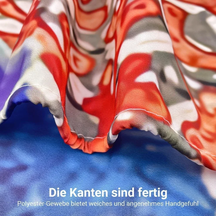 Duschvorhang 240x200cm Schildkröte Seesterne Antischimmel Textil wasserabweisend – Bild 5