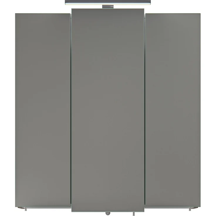 Pelipal Badmöbel-Set Quickset 313, Sanremo Eiche - Keramikwaschtisch, Waschtischunterschrank, Spiegelschrank, Unterschrank, Unterschrank – Bild 3