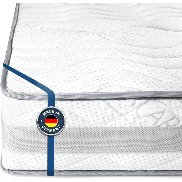 BMM Matratze 140x200 cm Komfort 23 H4 extra fest/Kaltschaummatratze/ergonomische 7 Zonen Matratze Höhe 23cm Komfort 23 / Matratzen produziert in Deutschland – Bild 1