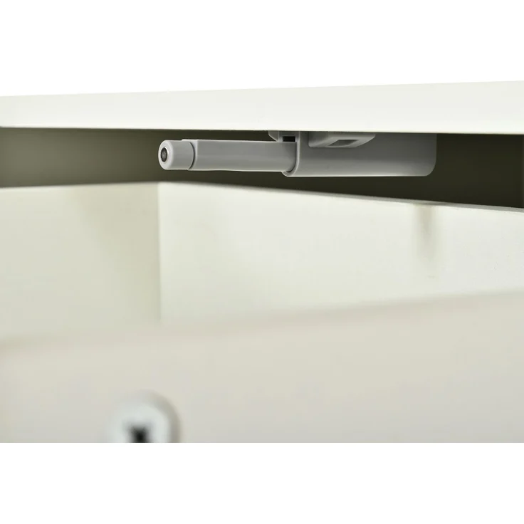 Vitrinenschrank 63 x 41,5 x 200 cm mit LED-Beleuchtung, 3 Schubladen und verstellbaren Einlegeböden – Bild 10