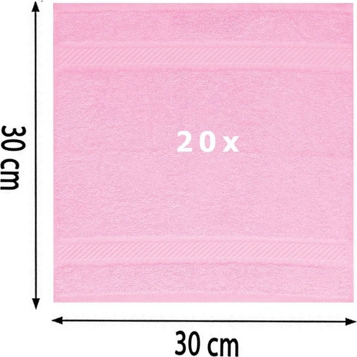 Betz Seiftuch 20 Stück Seiftücher NEAPEL Größe 30x30 cm, (Set) – Bild 3