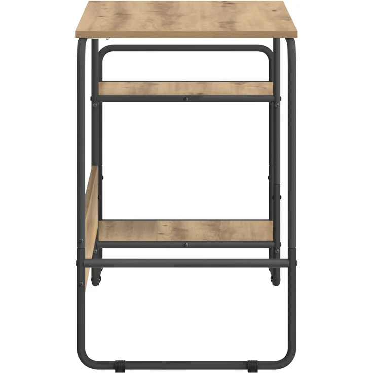 vidaXL Schreibtisch mit Stauraum Artisan-Eiche 131,5 x 50 x 75,5 cm 8008055 – Bild 4