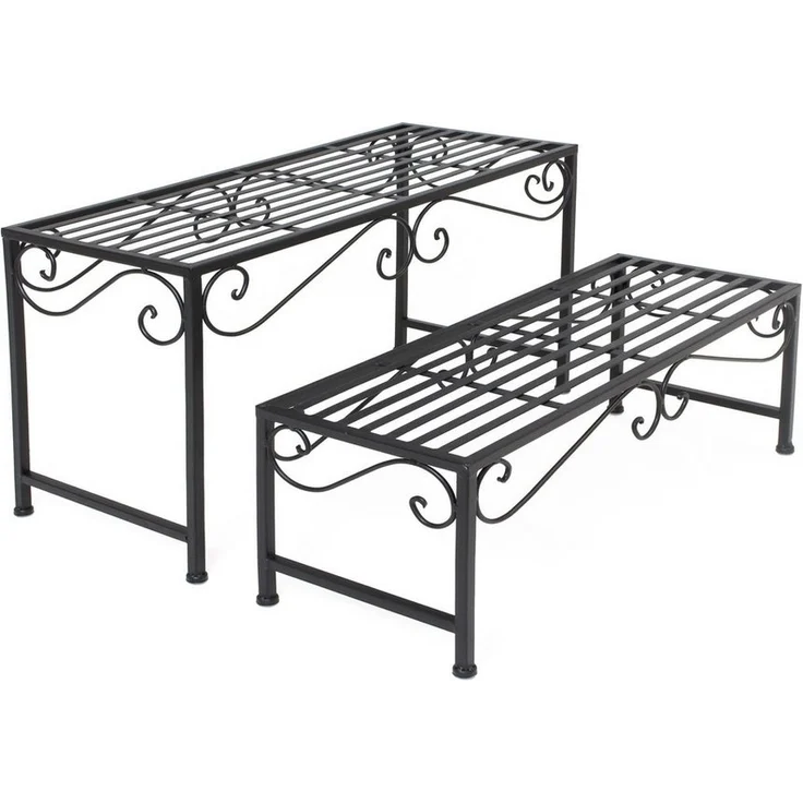 Frank Flechtwaren Sitzbank, Bank Ranken 2er Set – Bild 5