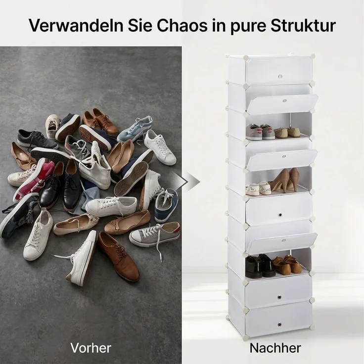Relaxdays Schuhregal 10 Ebenen – Bild 4