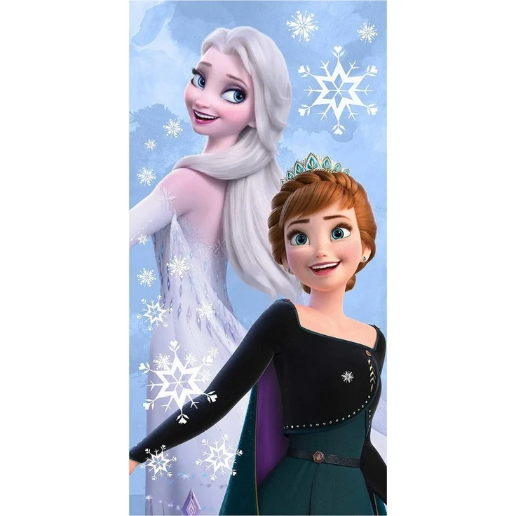 Disney Handtücher Disney Frozen Anna Elsa Strandtuch Badetextilien 70x140cm 2er-Set, Frottee (Set, 2-St) – Bild 2