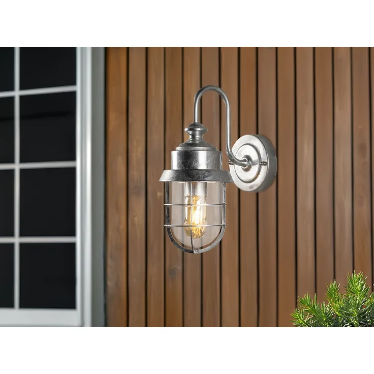 KONSTSMIDE 7351-320 Aussenwandleuchte Cerignola E27 galvanisiert