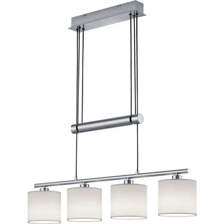 lightling Pendelleuchte Marita, höhenverstellbar, ohne Leuchtmittel, moderne Pendellampe, weiß