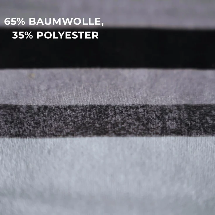 Feinbiber Bettwäsche Tartandesign - Baumwollmix mit verdecktem Reißverschluss 200x200 cm + 2x (80x80 cm) – Bild 5