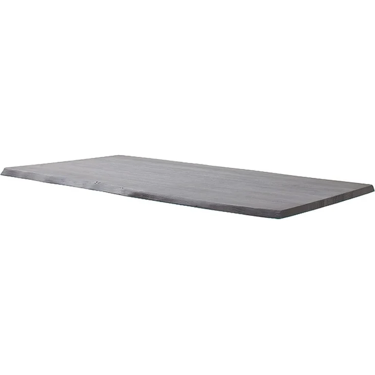 Baumkantentisch >Calabria< in Akazie grau lackiert - 200x77,5x100 (BxHxT) – Bild 3