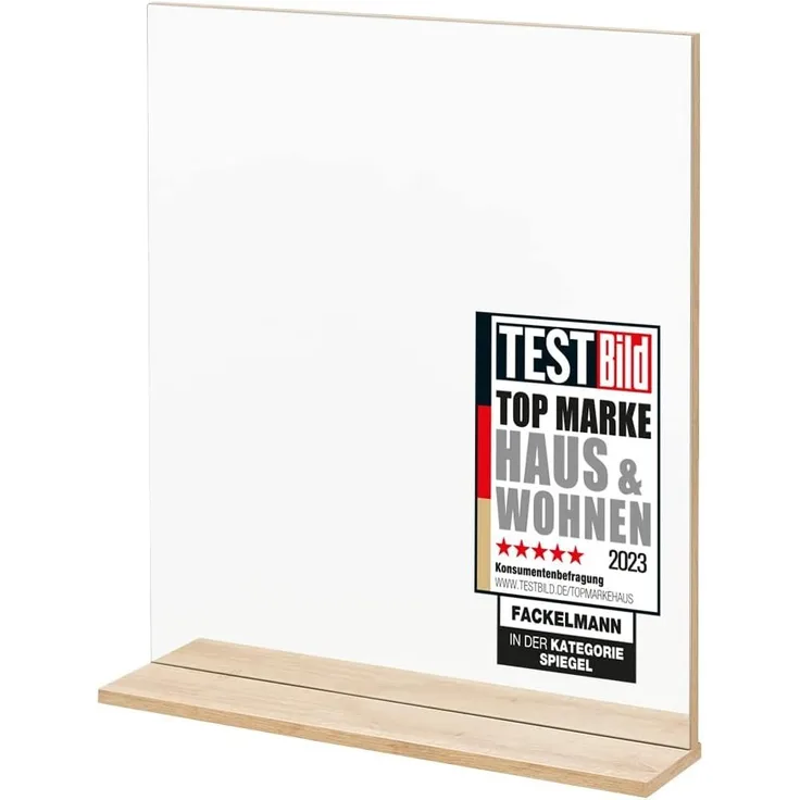 Fackelmann FINN Spiegel 60 cm mit Ablage