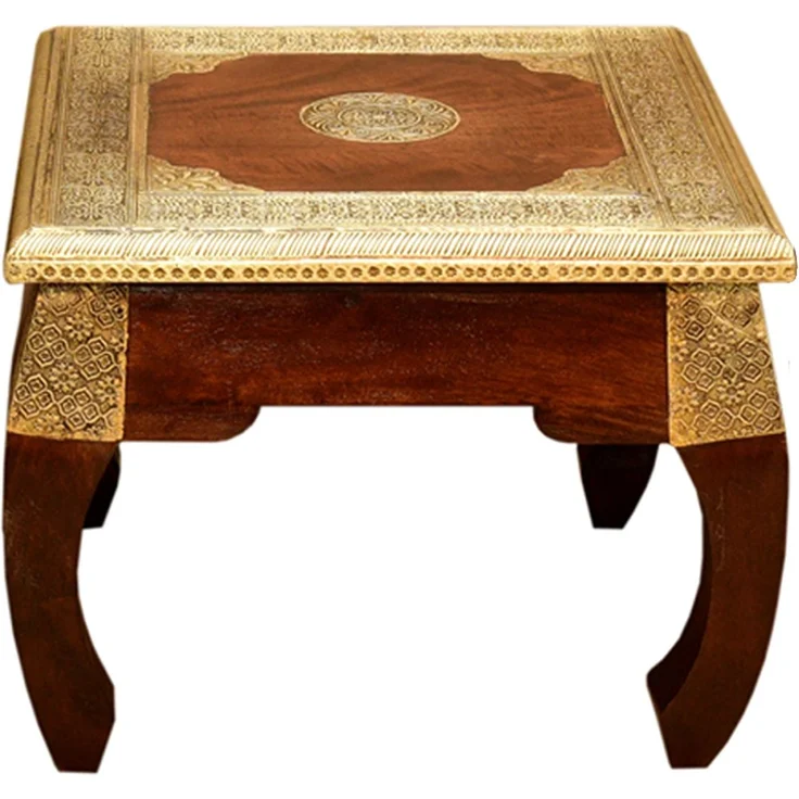 Orientalischer Opiumtisch Messing S – Bild 5