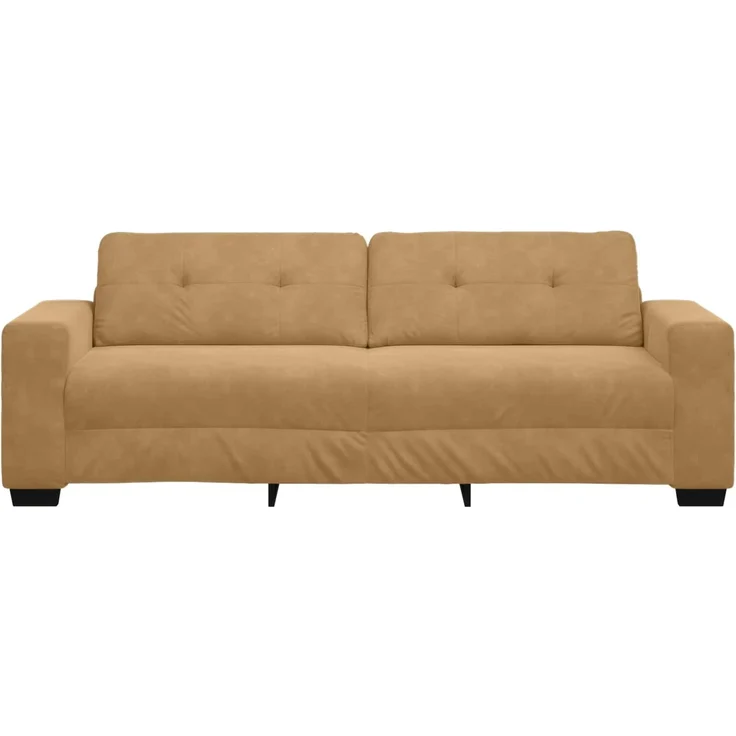 vidaXL 3-Sitzer-Sofa Braun 180 cm Samt 4105141 – Bild 2