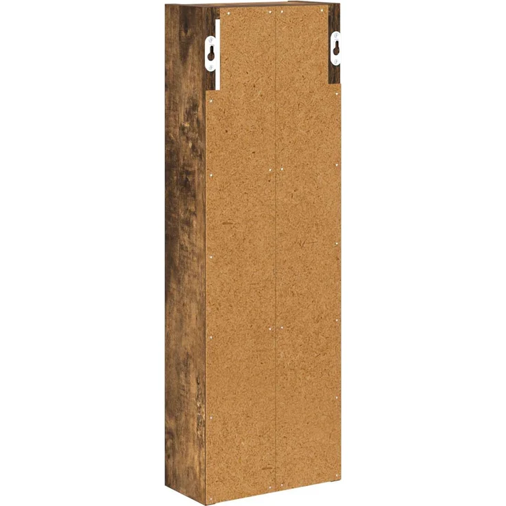 vidaXL Badezimmer-Wandschrank Geräucherte Eiche 20 x 10 x 60,5 cm 889291 – Bild 8