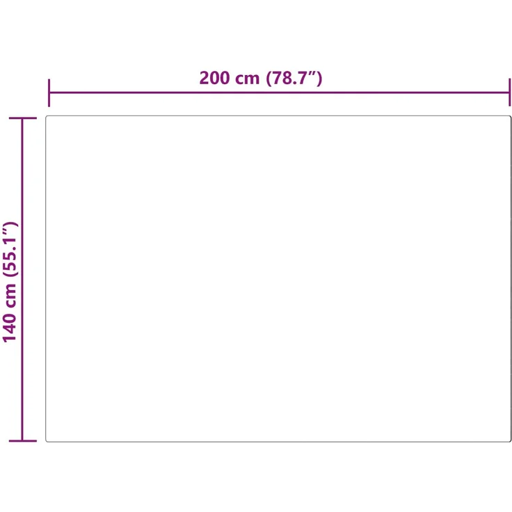 vidaXL Kunstschaffell Teppich Tafalla Rosa 140 x 200 cm Polyester 42021549 – Bild 9