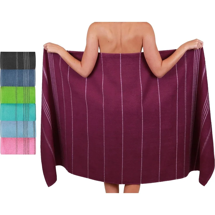 Betz Strandtuch Betz XXL Badetuch LINES Saunahandtuch Liegetuch 90x180 cm, 100% Baumwolle – Bild 1