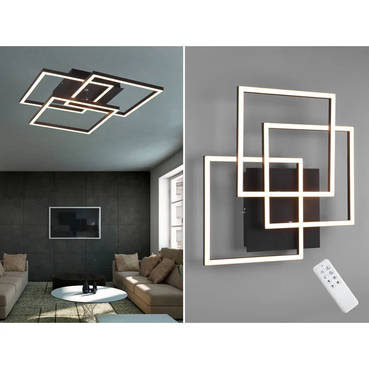 R62883132 LED Deckenleuchte MOBILE schwenkbar schwarz matt ca. 39x42 cm