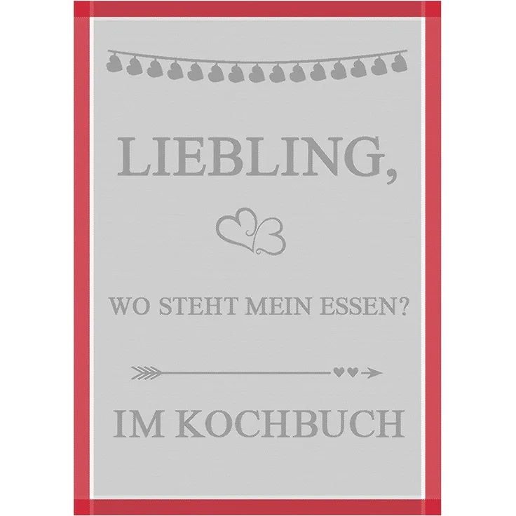 ROSS Geschirrtuch KOCHBUCH BL 50x70 cm bunt