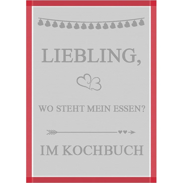ROSS Geschirrtuch KOCHBUCH BL 50x70 cm bunt