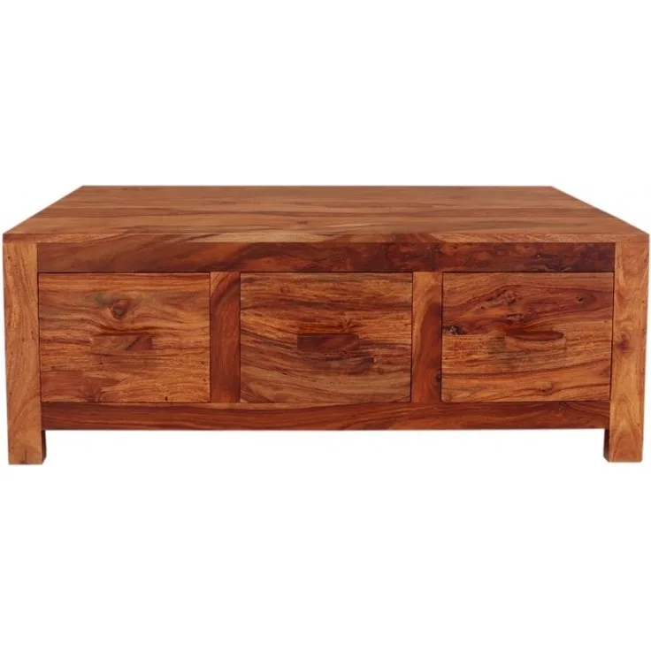 Couchtisch Kali 110x40x60 aus indischem Sheesham-Massivholz