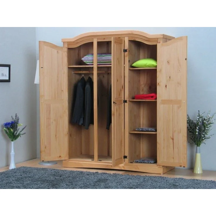 ebuy24 Kleiderschrank New Mexico Kleiderschrank 3-Trg. Breite 152 cm, Hö – Bild 3