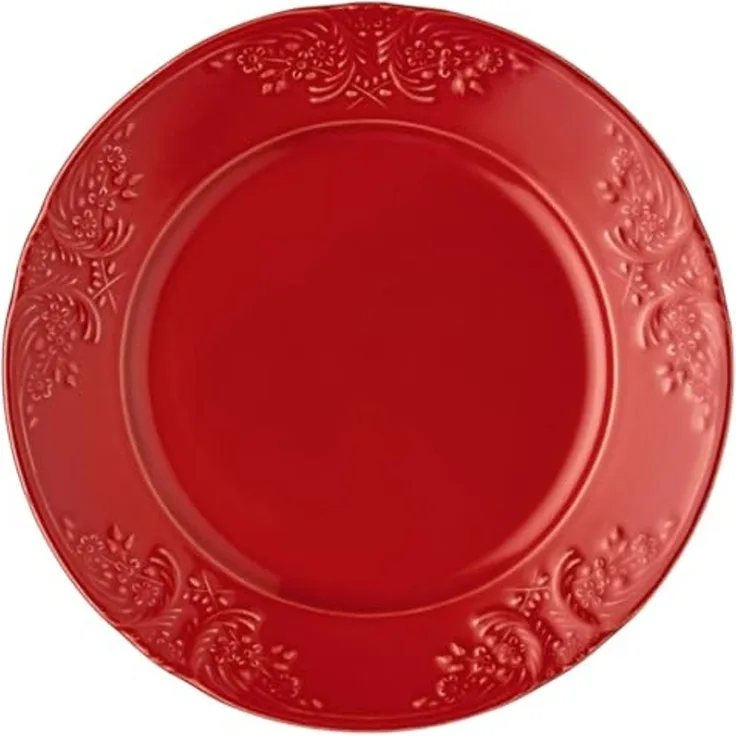 Hutschenreuther Teller flach Emily Ruby, Speiseteller, Keramik, rot, 21 cm, 02602-727465-60261