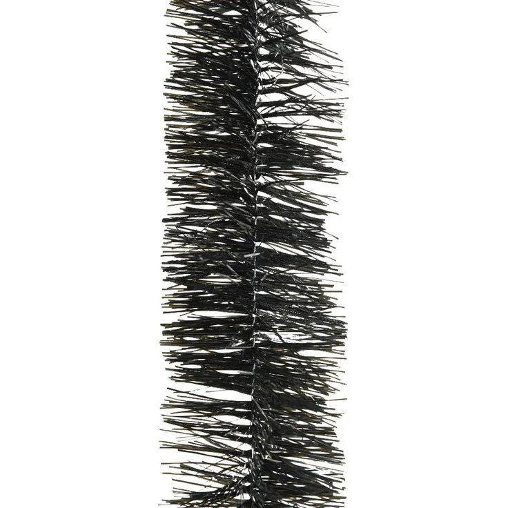 Kaemingk Lametta Girlande schwarz 270 cm