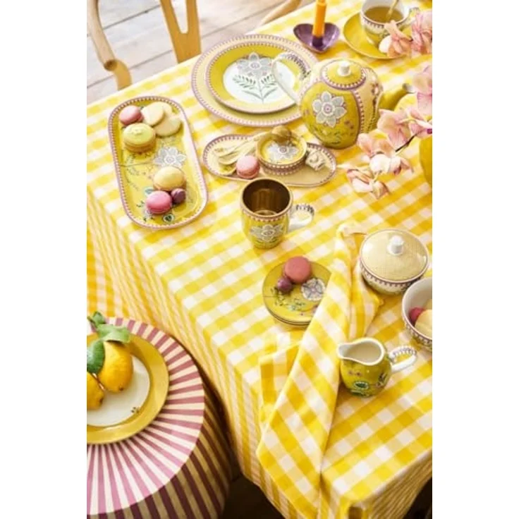 PiP Studio Frühstücksteller Lily&Lotus Uni Yellow Frühstücksteller 21cm – Bild 4