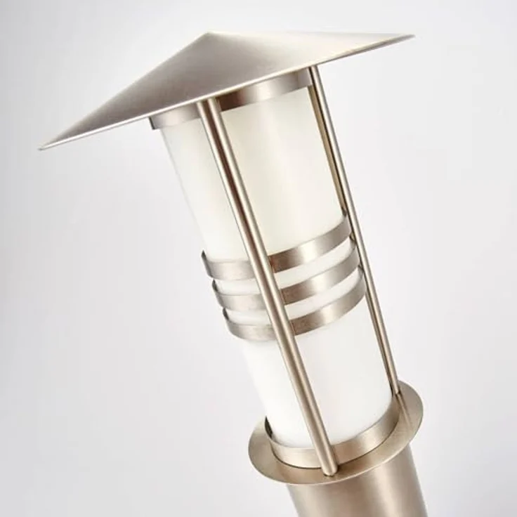 Lindby Außen-Stehlampe Erina, Edelstahl Alu IP44, 1x23 W – Bild 7