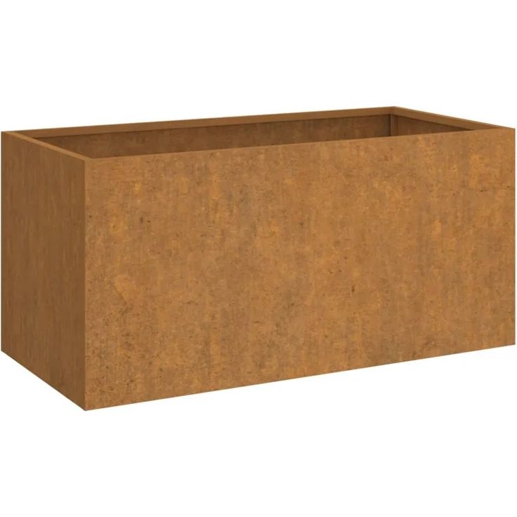 vidaXL Pflanzkübel 62x30x29 cm Cortenstahl 821556 – Bild 1