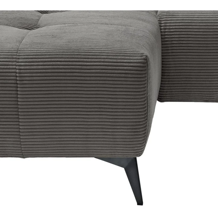 Ecksofa Sano von Benformato - Hochwertiges Cordsofa mit Elektrofunktion und verstellbaren Kopflehnen – Bild 5