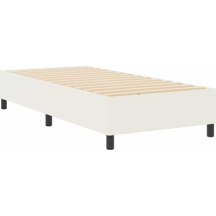 vidaXL Plattformbettgestell Creme 90 x 200 cm Cordstoff 3337389 – Bild 2