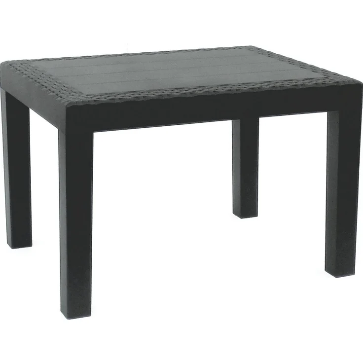 Jack Beistelltisch Kunststoff Rechteck 59x46x40cm Garten Außen Lounge Balkon – Bild 1
