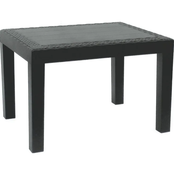 Jack Beistelltisch Kunststoff Rechteck 59x46x40cm Garten Außen Lounge Balkon