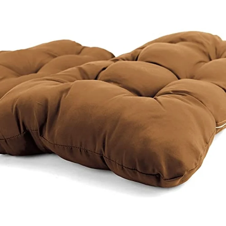 Kissen für Hängesessel Korb inkl. Rückenteil 2-teiliges Set Fun Braun – Bild 4