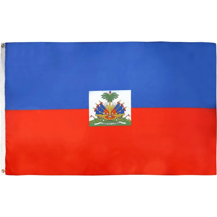 AZ FLAG - Flagge Haiti - 150x90 cm - Haitianische Fahne 90x150 Cm Feiner Polyester - Flaggen